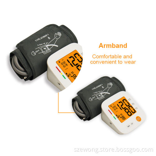 Medical or home Electronic arm blood pressure monitor